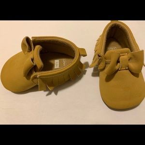 Baby brown moccasins